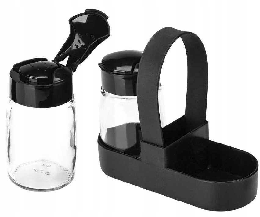 

Czarny Przyprawnik Diego Komplet Na Przyprawy 3EL