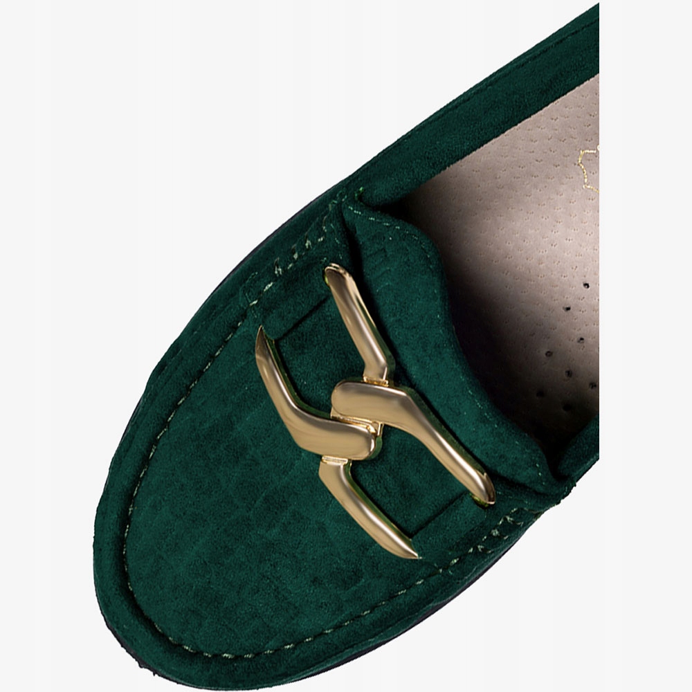 MOKASYNY DAMSKIE Z ŁAŃCUCHEM ZE SKÓRZANĄ WKŁADKĄ Rozmiar 38