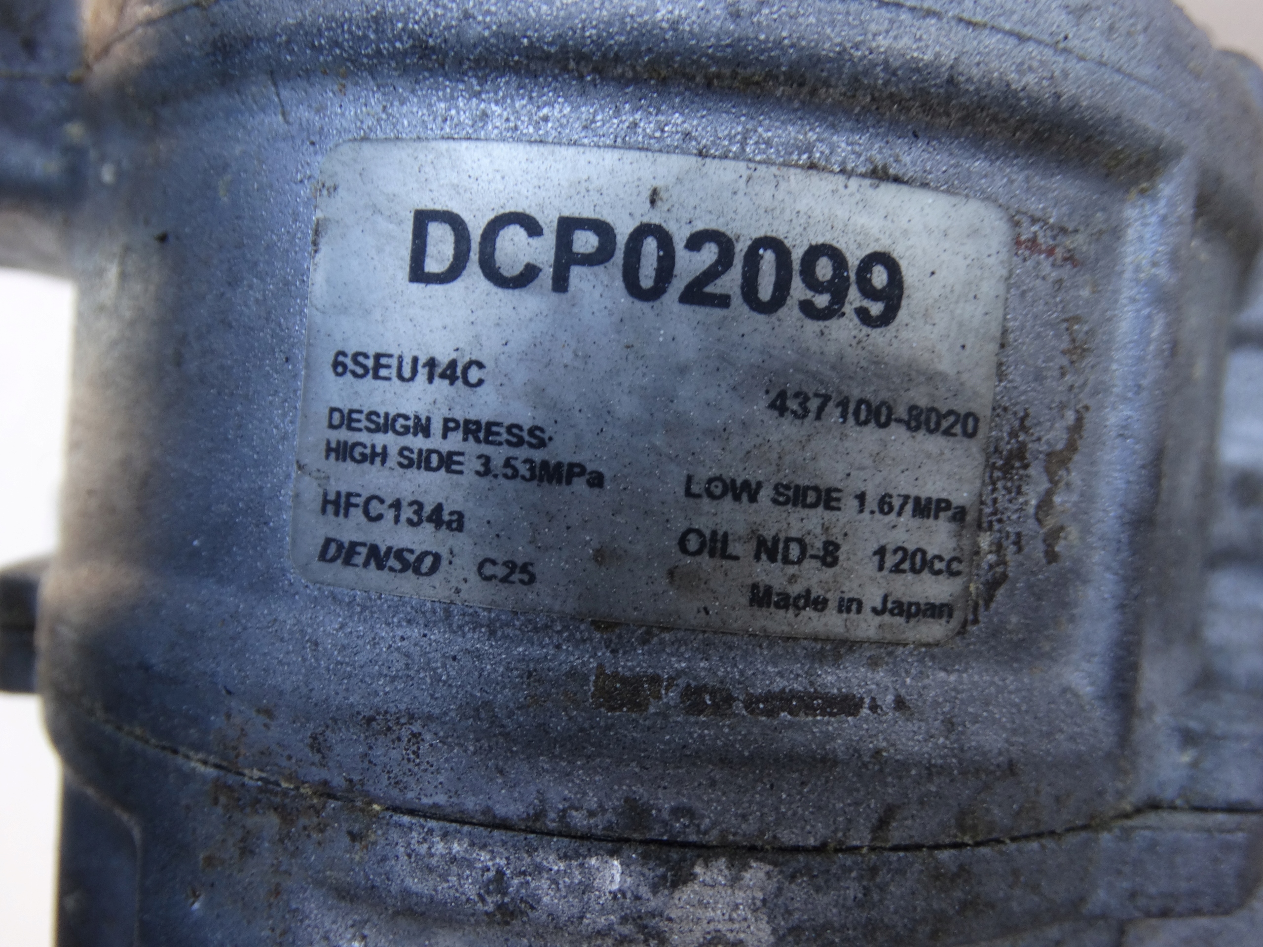 AUDI A6 C7 A7 4G 3.0 TDI compressor; compressor of the air conditioning DENSO DCP02099