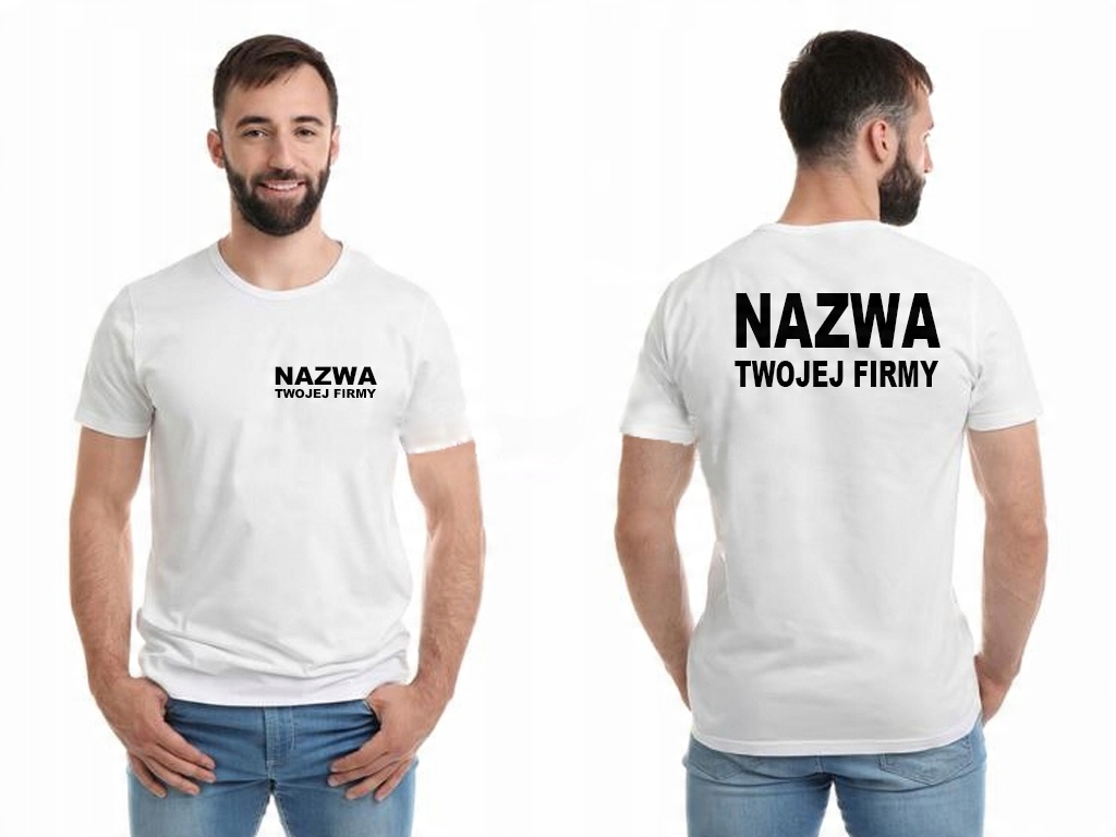 

T-shirt Koszulka Firmowa Logo Nazwa Firmy