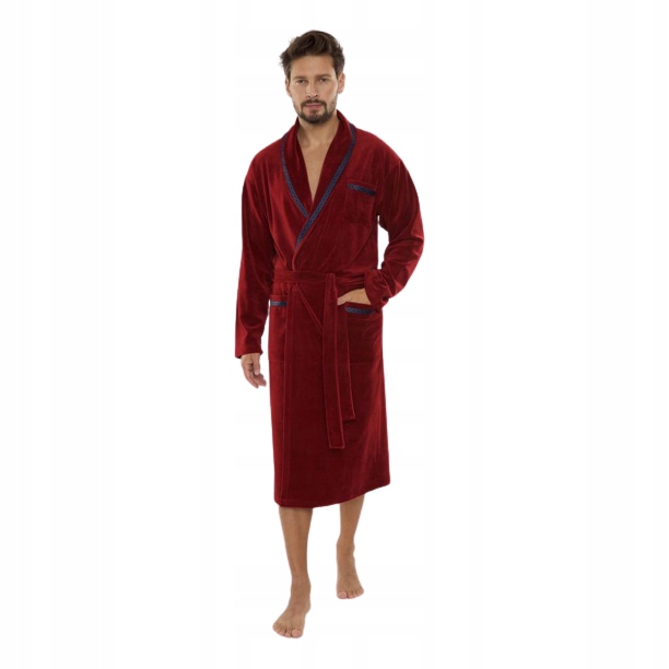 De Lafense Pánský župan Ronaldo M 666 Bordo