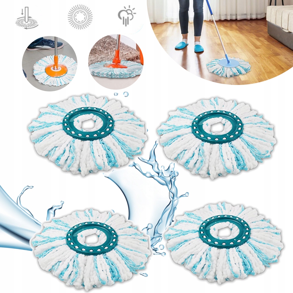 Hlavice Kompatibilní S Leifheit Clean Twist, Vyměnitelná Mopovací Hlava