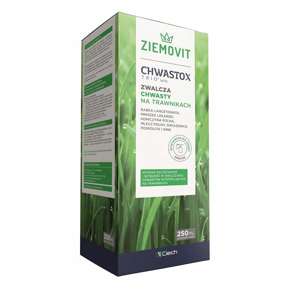 

Chwastox Nowy Trio 390SL Na Chwasty W Trawie 250ml