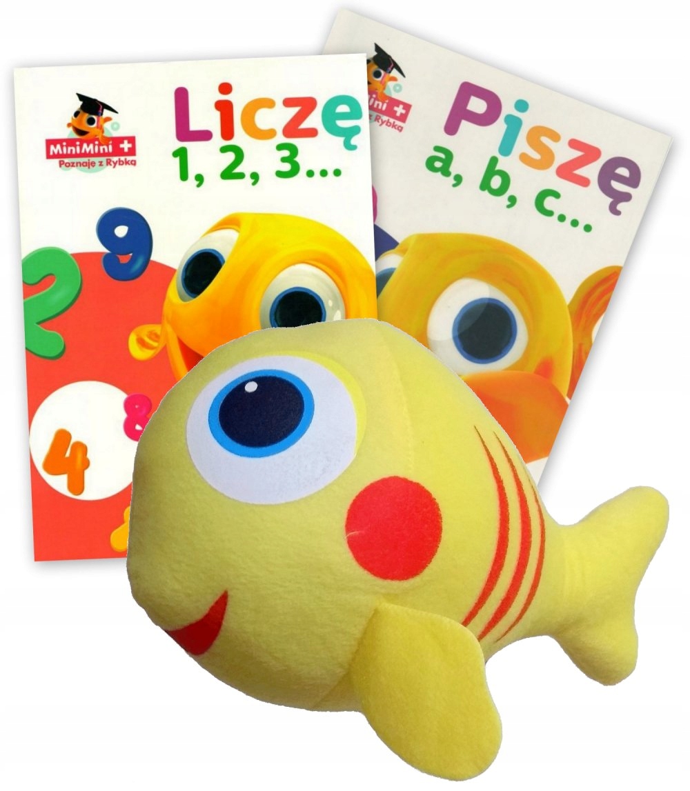 

Rybka Mini MiniMini pluszowa 23 cm 2 książki Kd