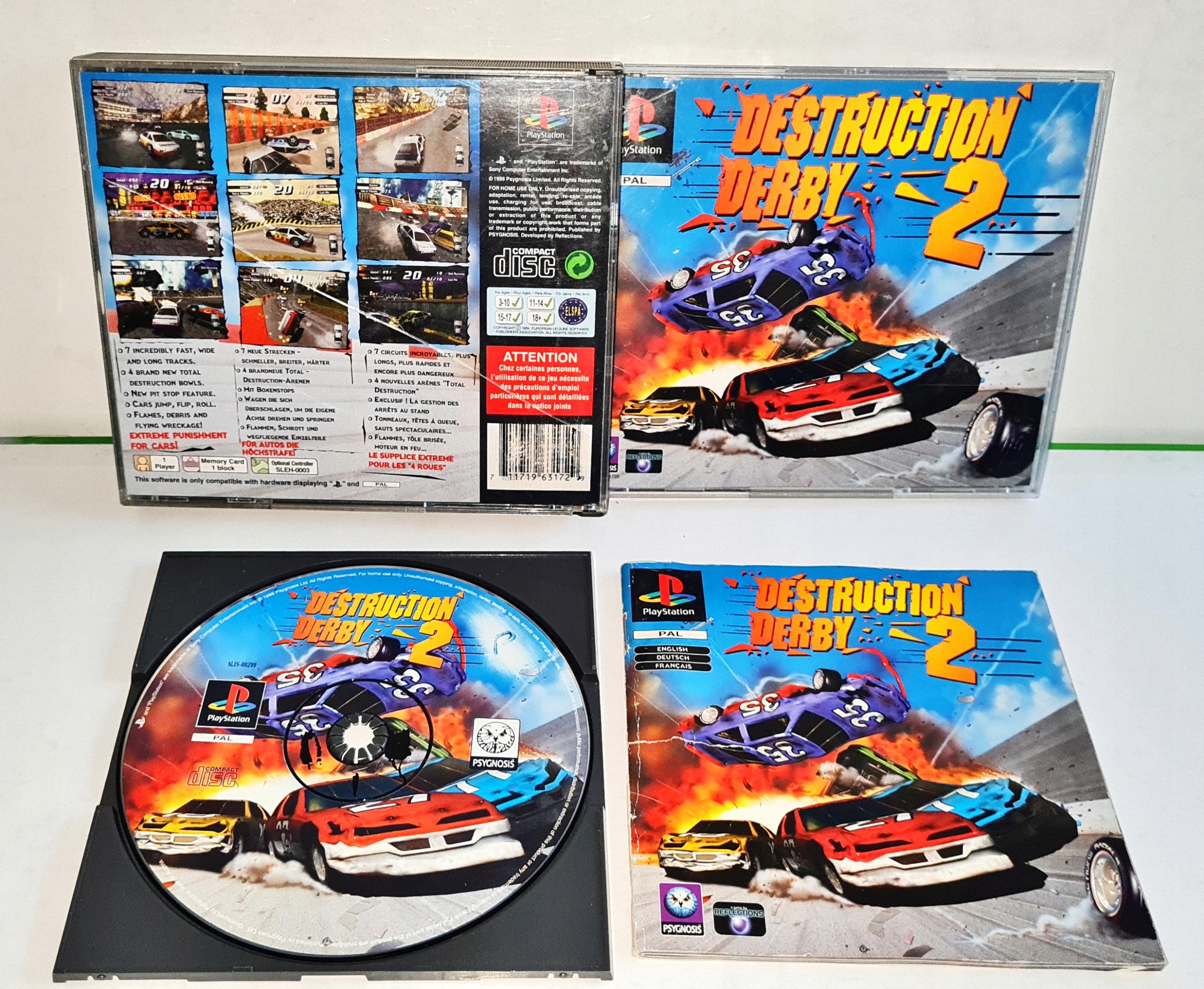 Gra Destruction derby 2 PSX 3XA BIG BOX