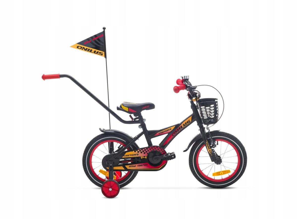 Rower Onilus 14" Riper Boy black red czarno czerwony