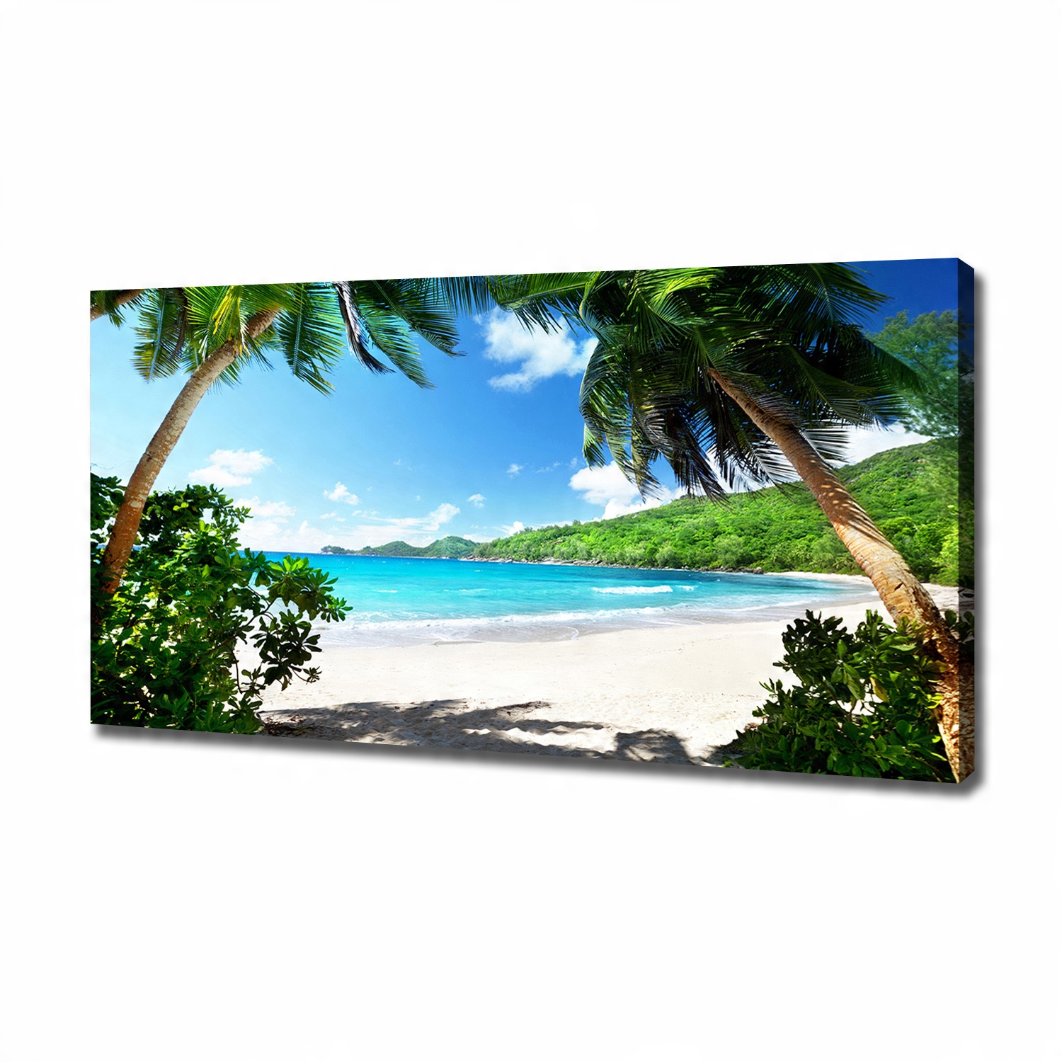 

Foto obraz na płótnie Seszele plaża 120x60 cm