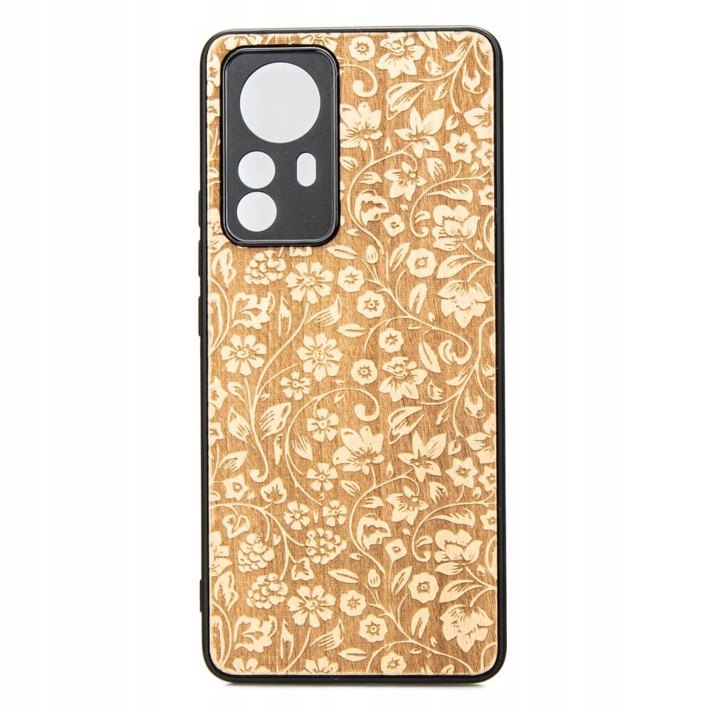 Dřevěné Pouzdro Bewood pro Xiaomi 12 Lite Polní Květiny Aniegre