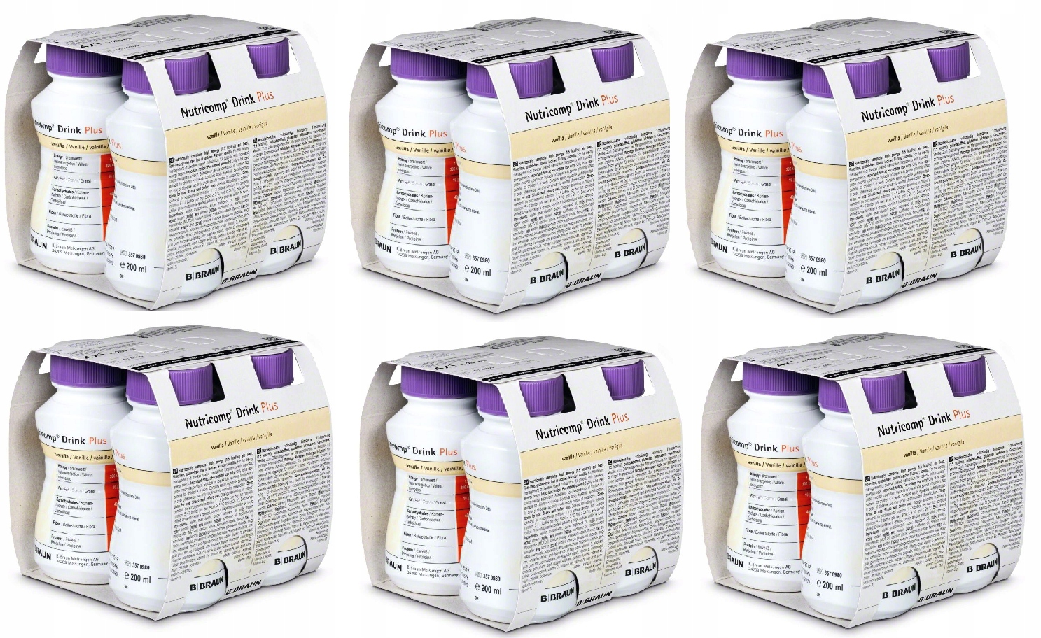 NutriComp Drink Plus 24 szt. wanilia