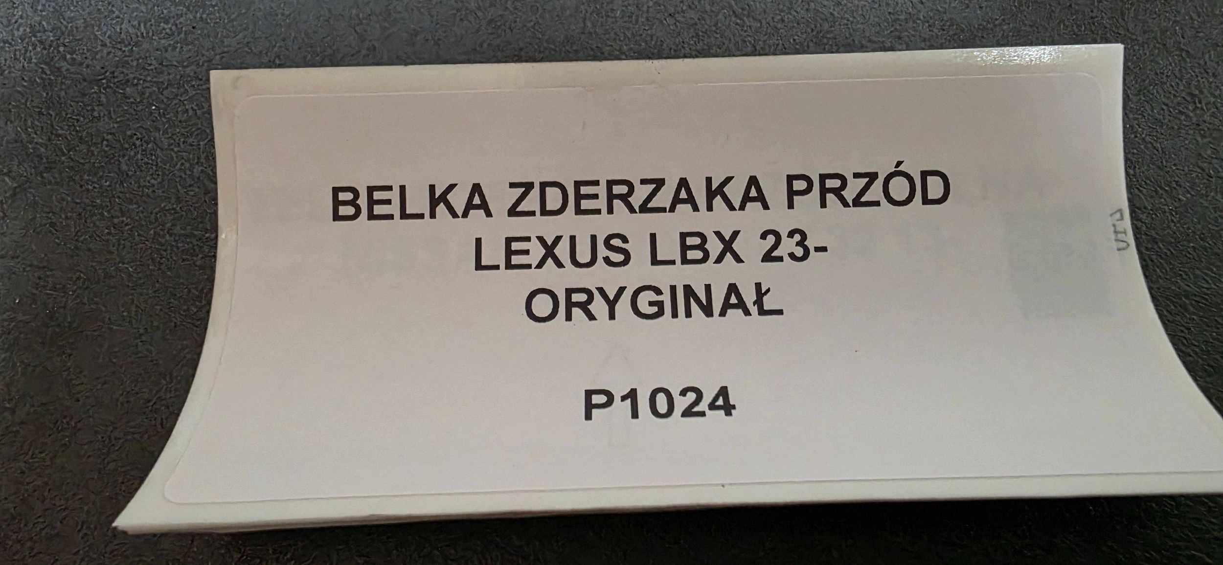 Stoßstangenträger vorne LEXUS LBX 23- Original