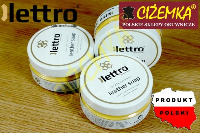 Mydło z gliceryną do skórzanych butów Lettro 100ml Płeć uniseks