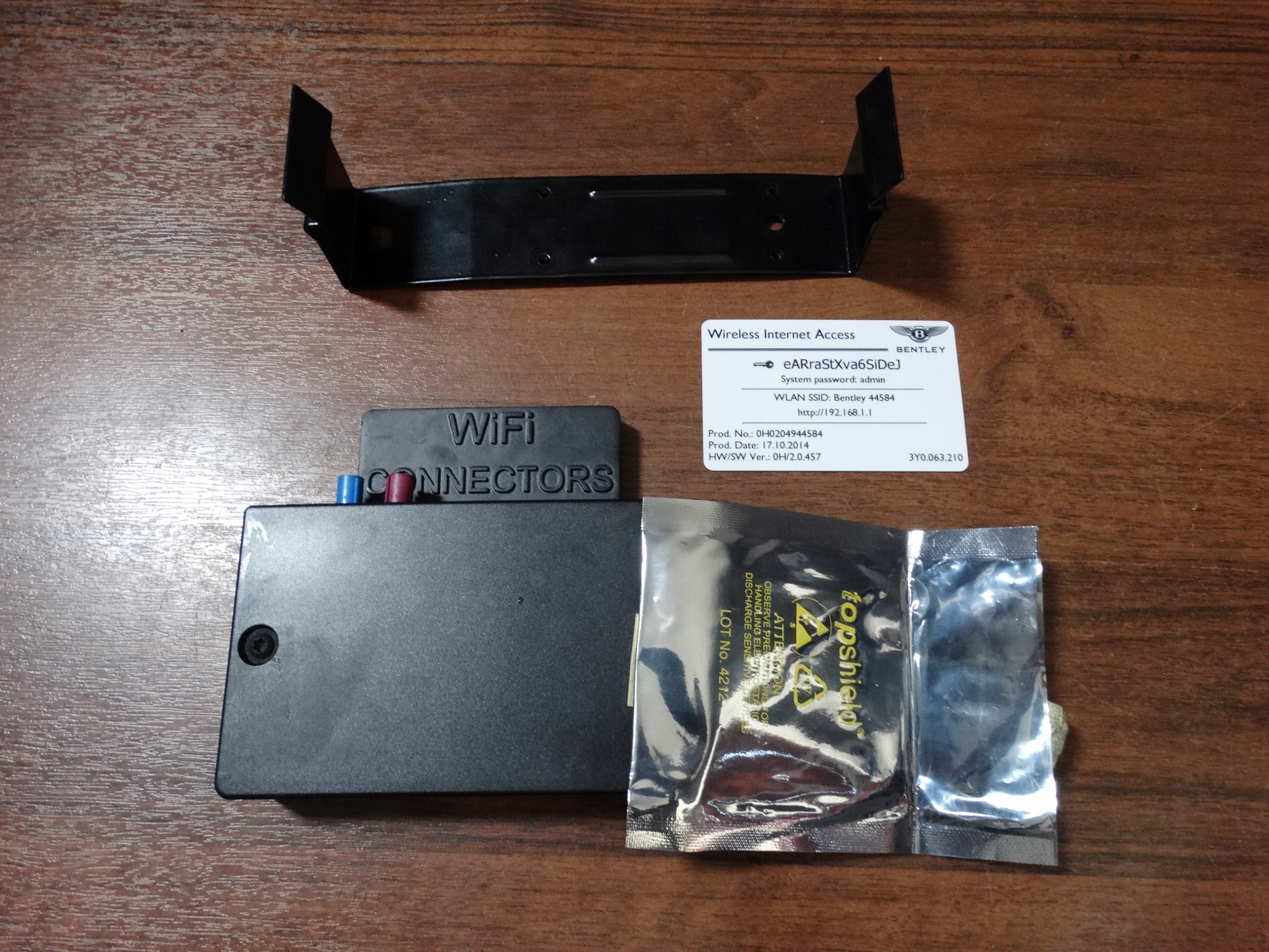 IDEALNY control unit WI-FI ROUTER BENTLEY GTC LIFT 1