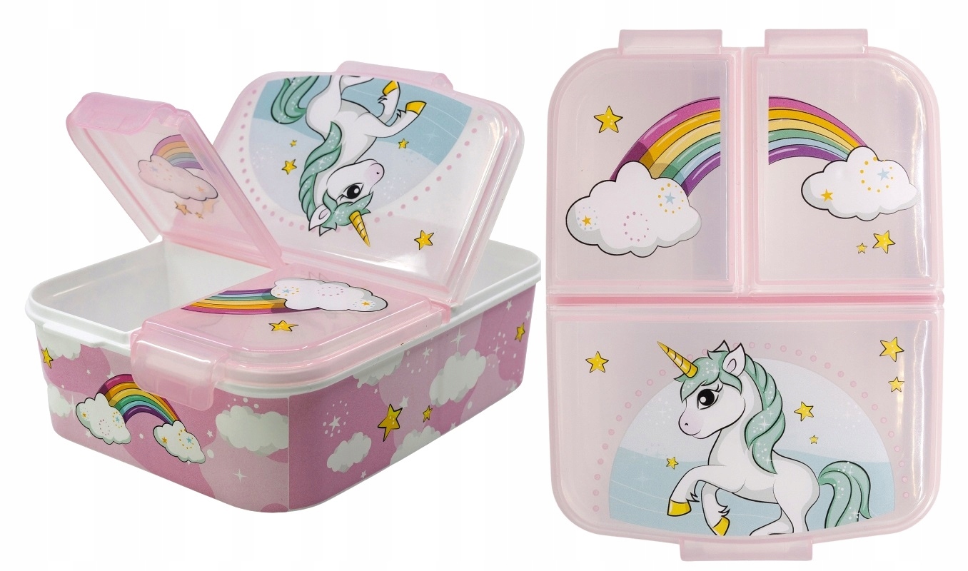 

Unicorn Pudełko na kanapki Śniadaniówka Jednorożec