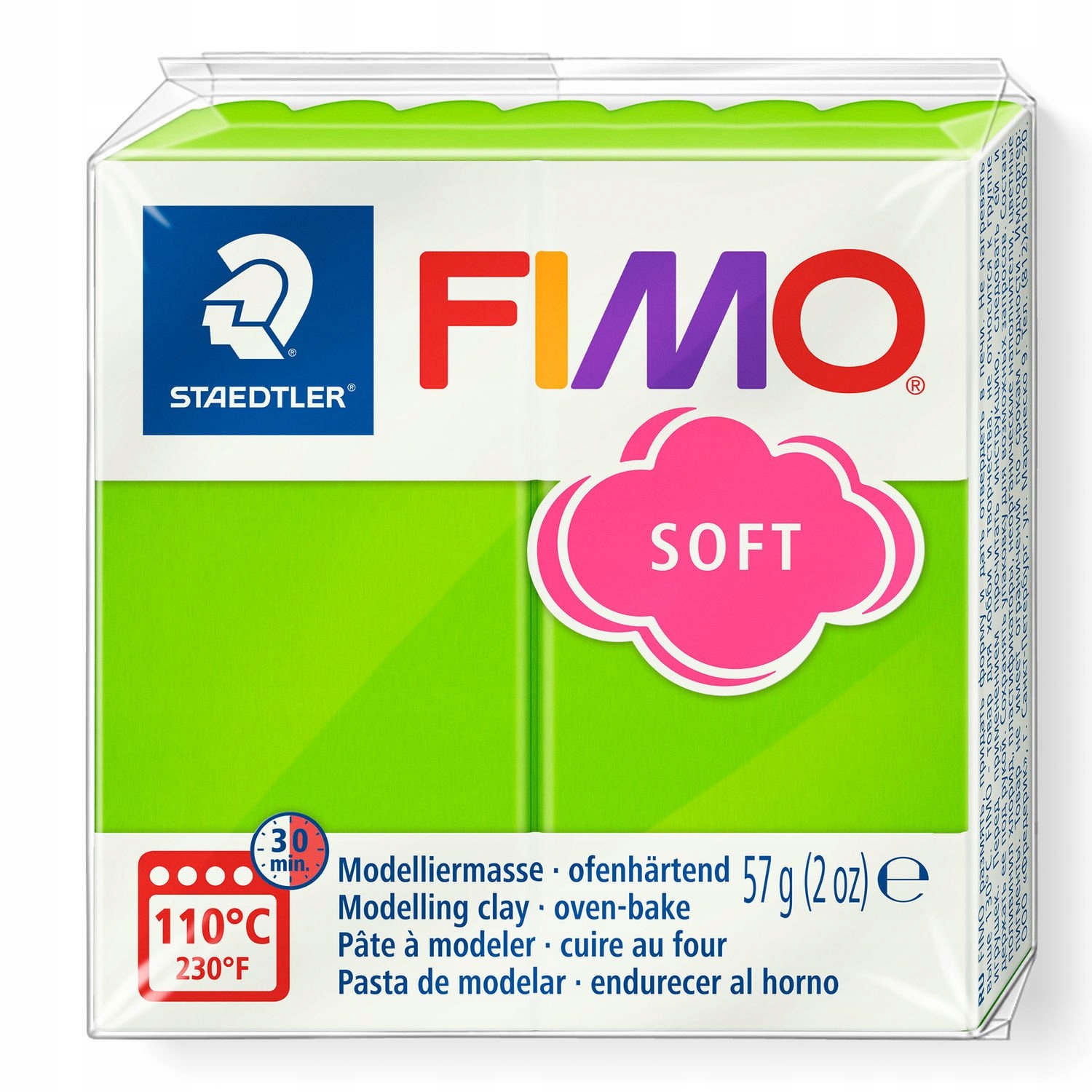 Modelina FIMO soft 57g - 50 seledynowy