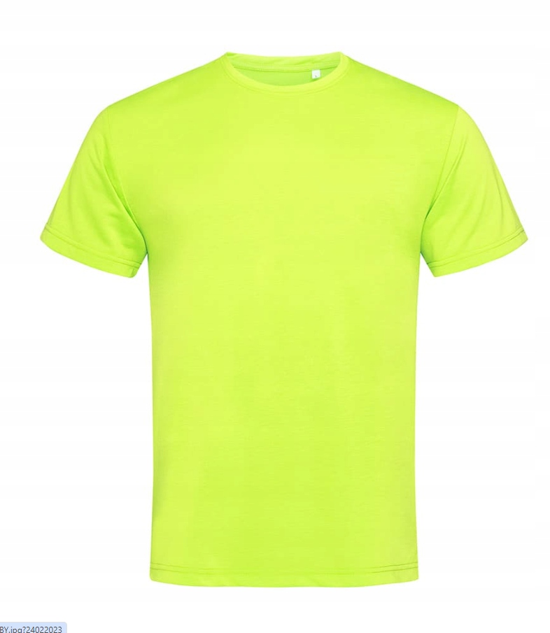 T-Shirt Koszulka Sportowa Męska ACTIVE DRY ST 8600 CYBER YELLOW Rozm. M Kolekcja Active Cotton Touch