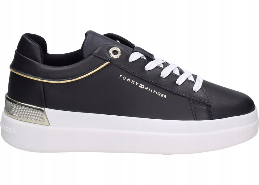 Tommy Hilfiger Polobotky FW0FW07030 36 Lux Metallic Cupsole Sneaker