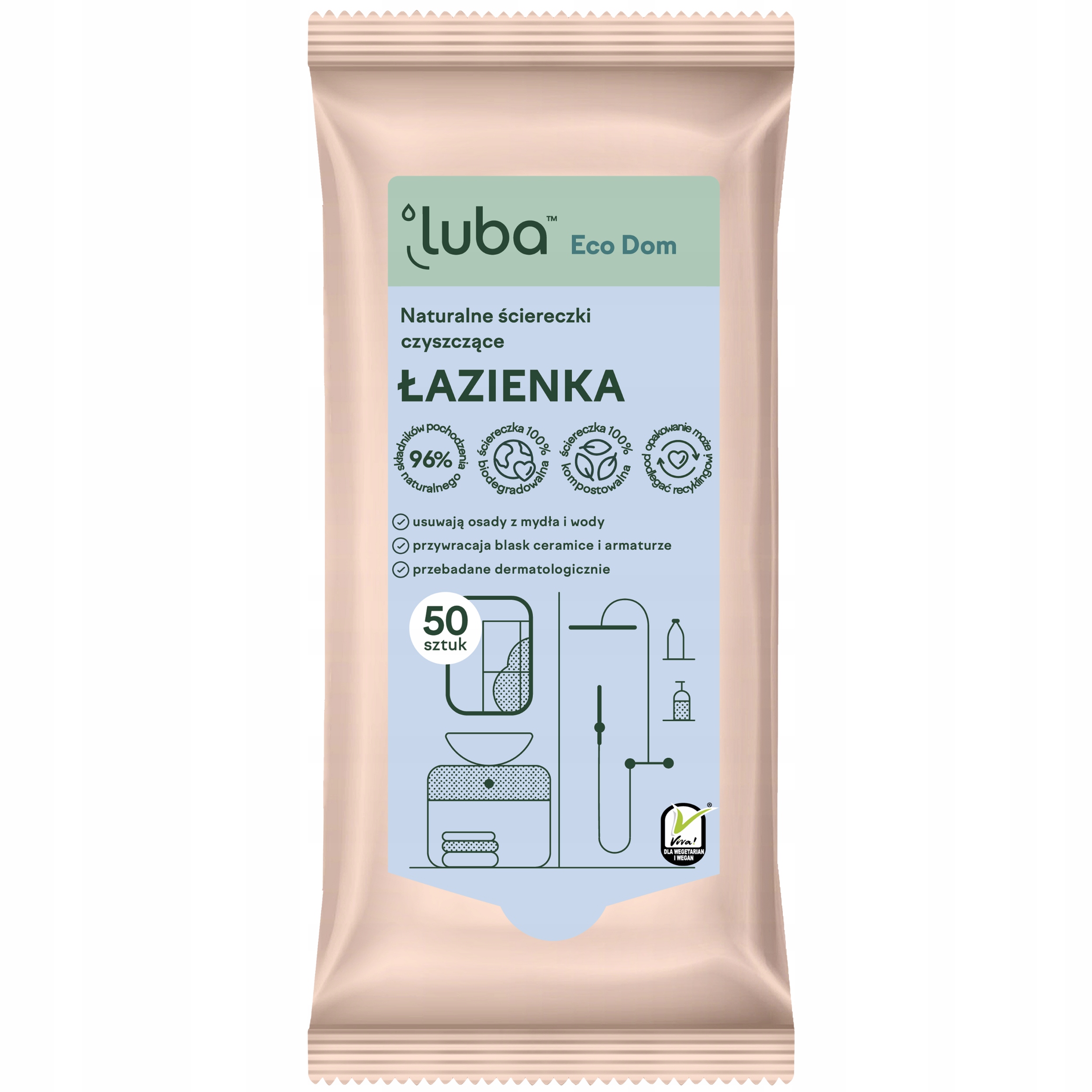 

Luba Ecodom chusteczki czyszczące Łazienka