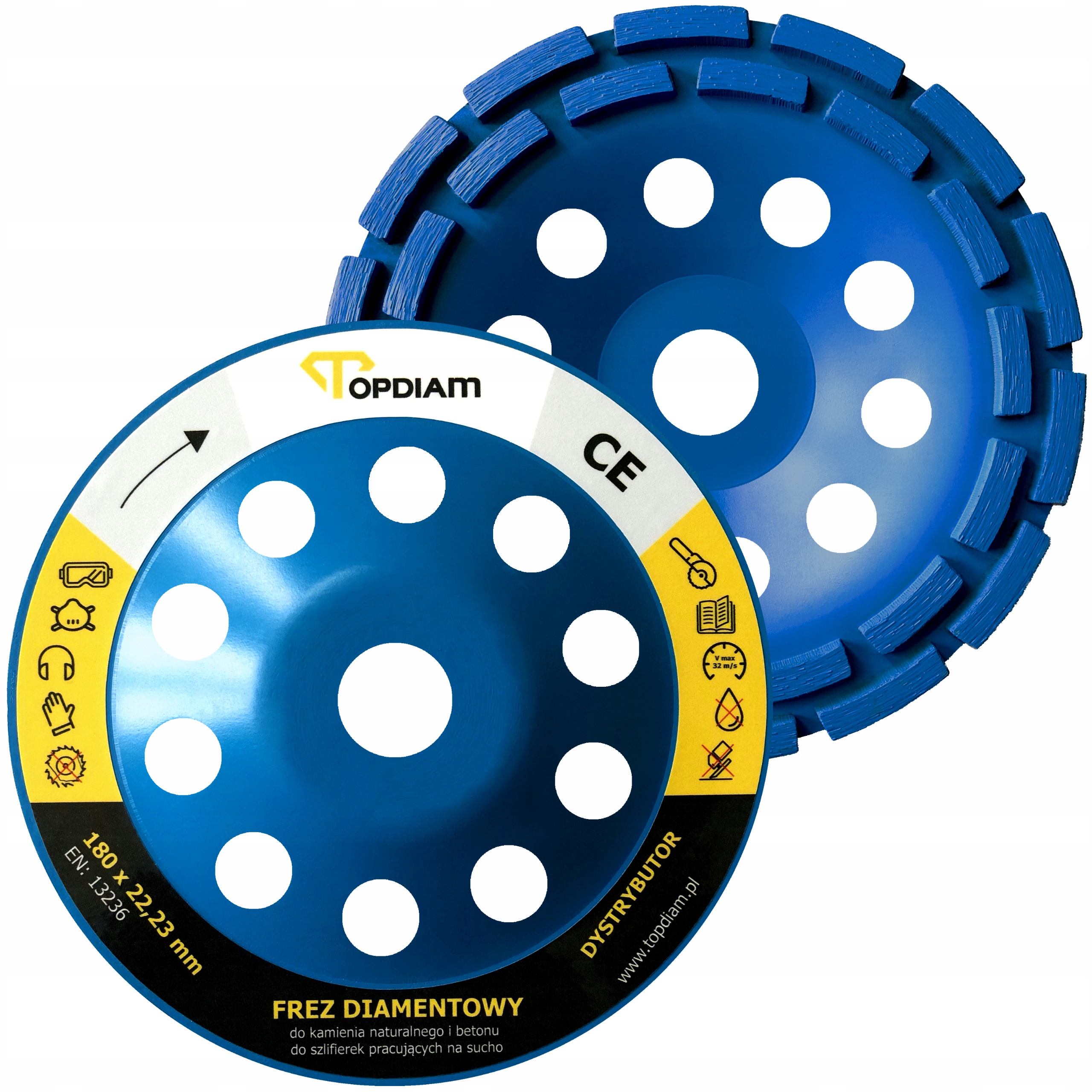 

Topdiam Ce Tarcza do szlifowania betonu 180 mm