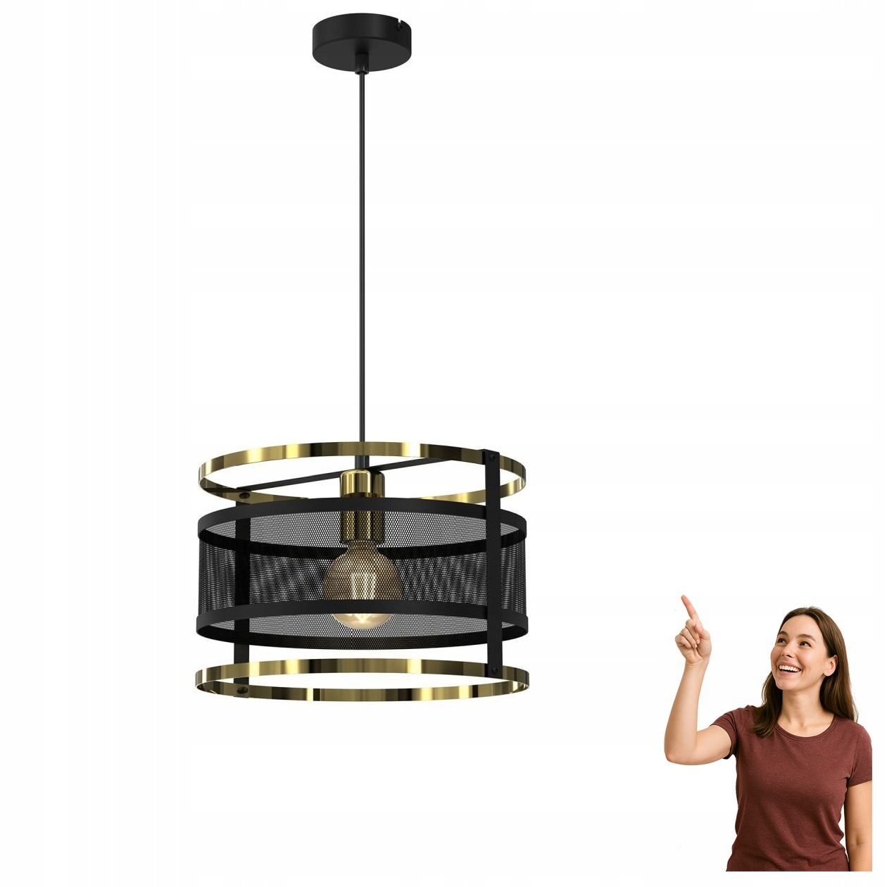 Závesná lampa Rim 3903 Luminex