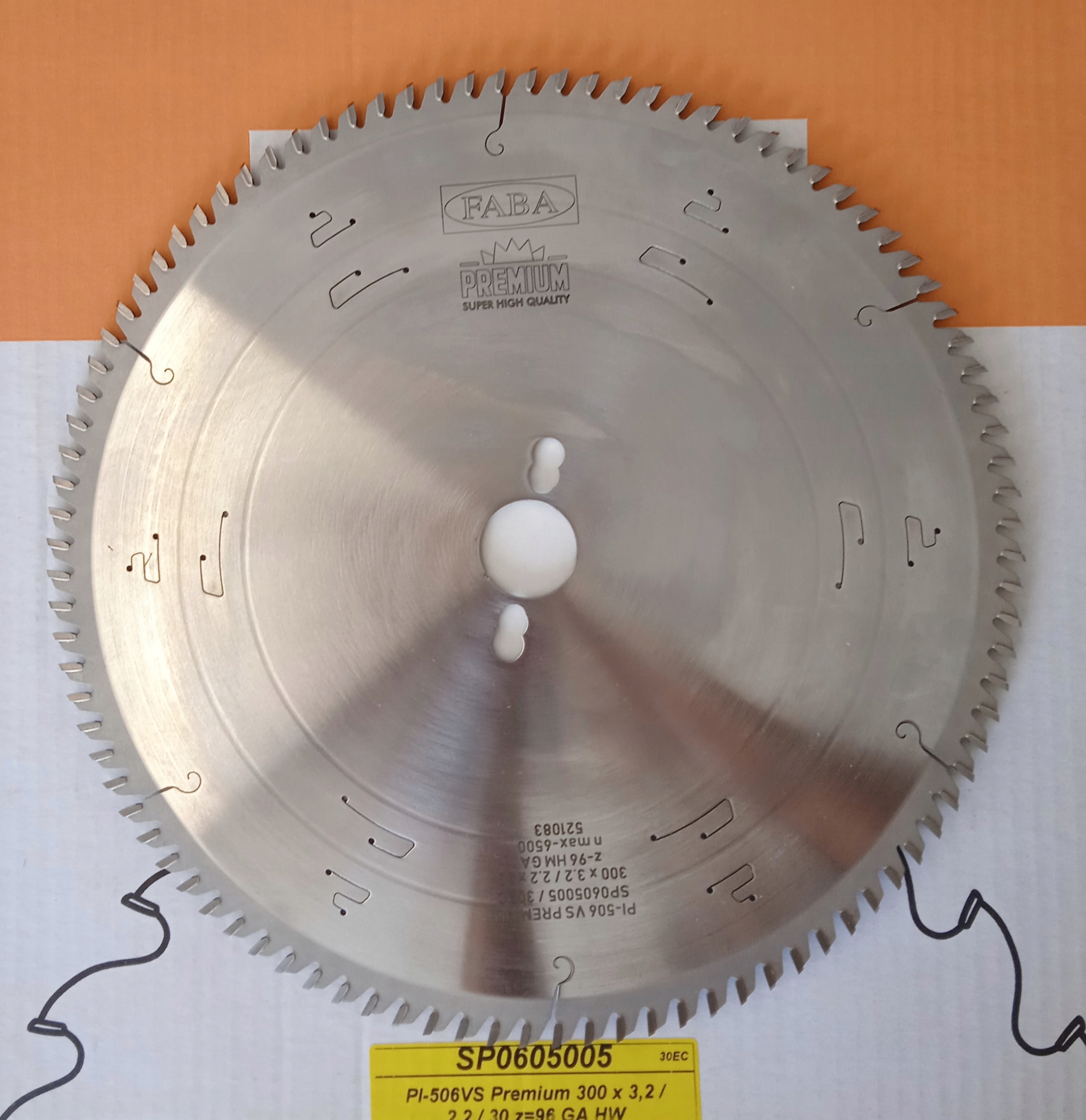 piła do płyt sklejka 300x3,2x30 z=96 Faba premium PI-506VS