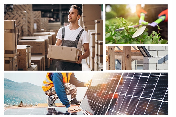 Ochronne Rękawice do Warsztatu Ogrodu Bublaki BPG-01S Rozm. S/7 Sense Grip Rodzaj uniwersalne