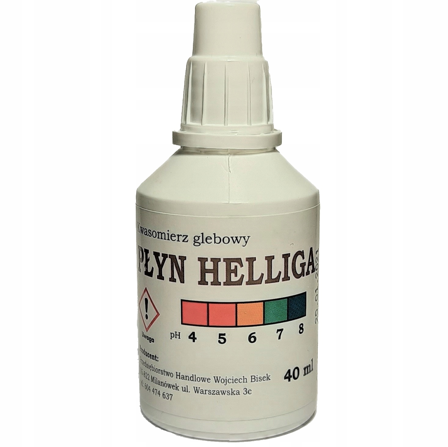 Płyn Helliga 40 ml do kwasomierza glebowego ph