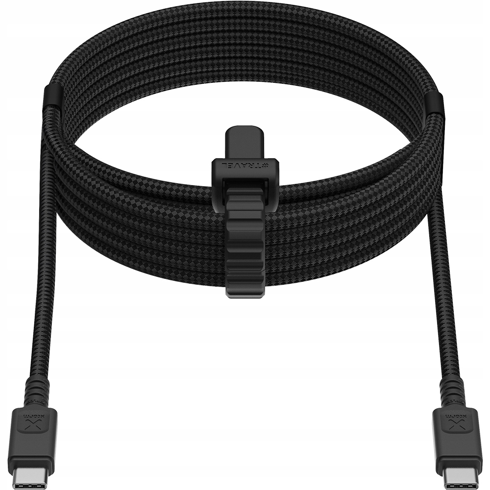 Nabíjecí kabel Usb-c pro telefon 240W Pd, rychlý pancéřový opletený, Xtorm