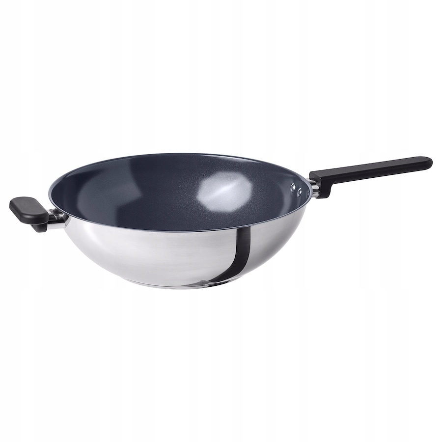 Wok Middagsmat 32 cm nerezová ocel, nepřilnavý povrch