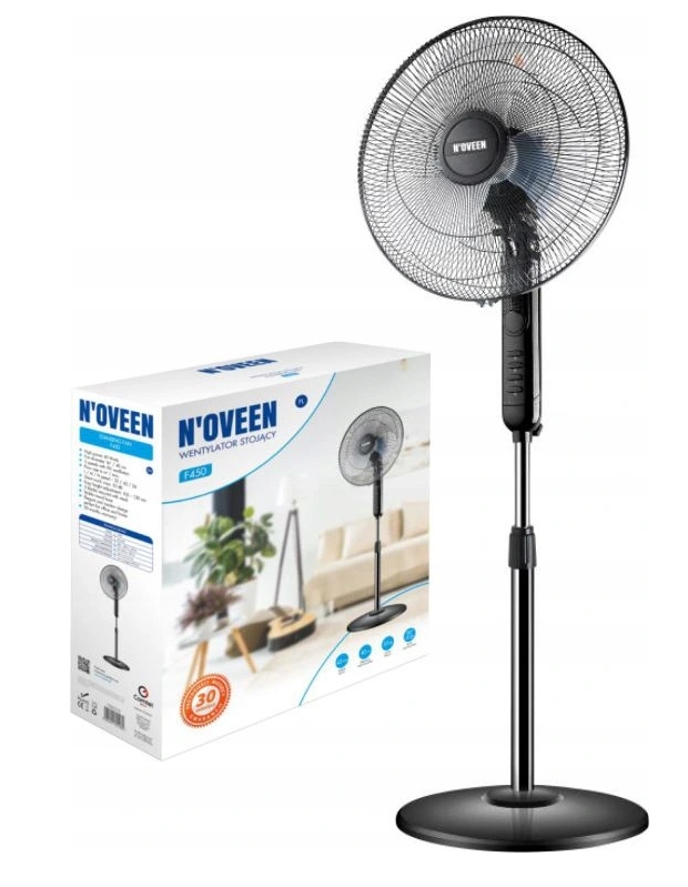 

Wentylator stojący 16”/40 cm Noveen cichy Wiatrak