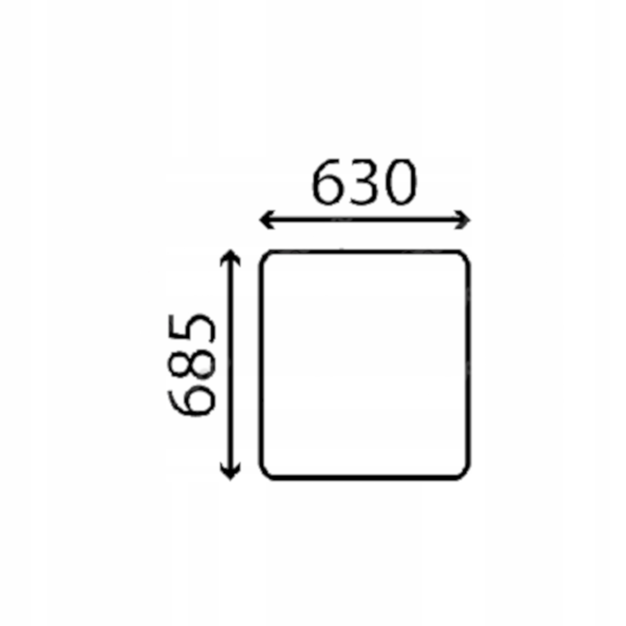 Kubota sklo zadní RG518-46700 (3718)