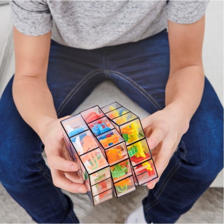PERPLEXUS KOSTKA RUBIKA LABIRYNT ŁAMIGŁÓWKA 3X3 Baterie Nie wymagane