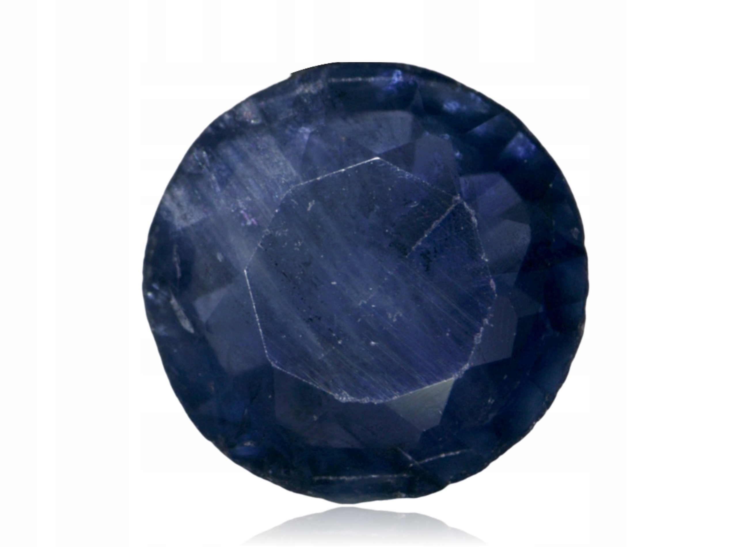 Safír 0.13ct Modrý Kulatý eCertifikát Wbd