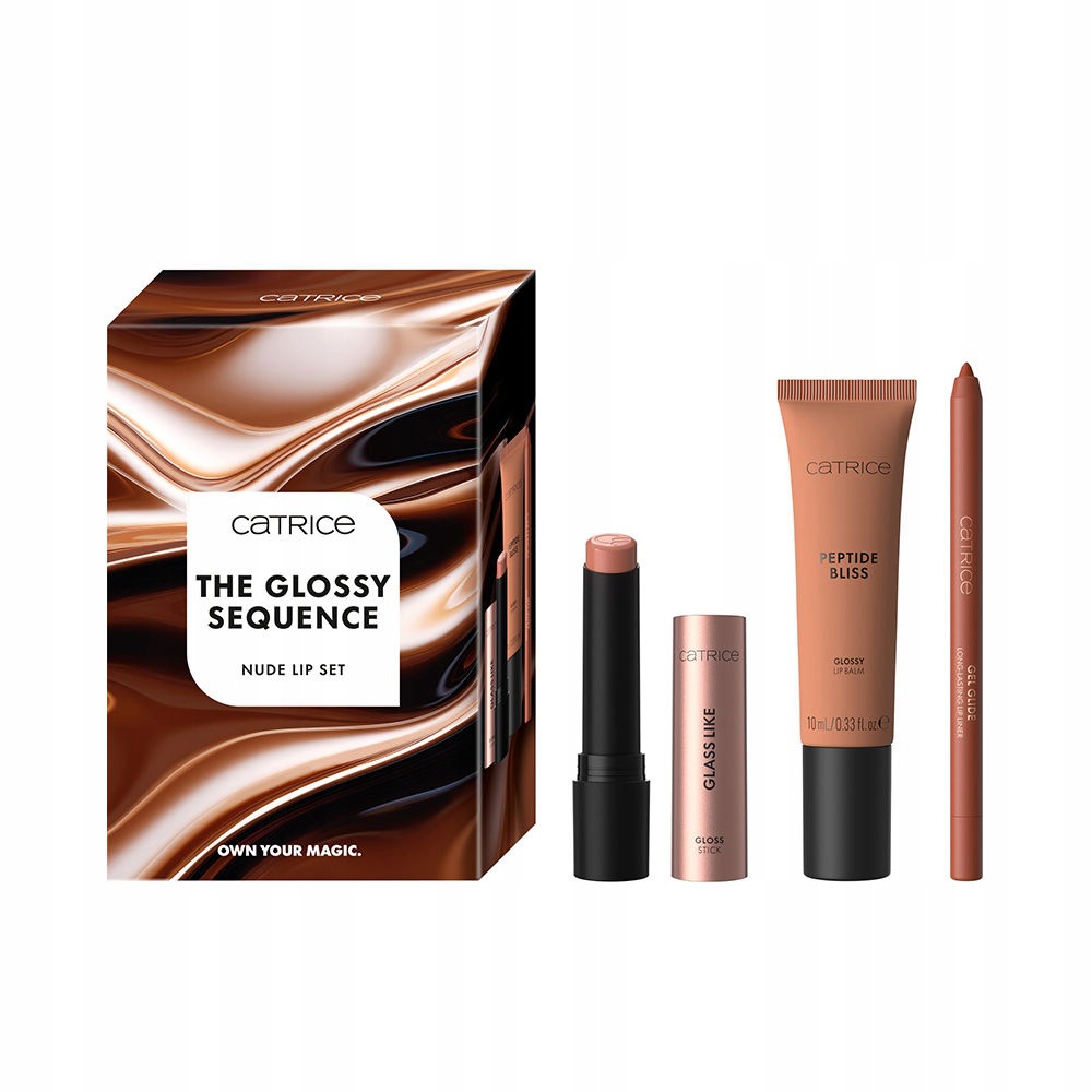 The Glossy Sequence Nude Lip Zestaw do ust