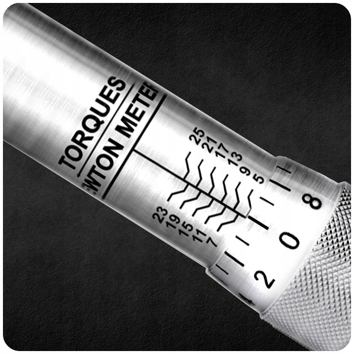 KLUCZ DYNAMOMETRYCZNY Z BLOKADĄ BLOKADA 1/4" 5-25Nm DWUKIERUNKOWY Z ETUI Marka inna