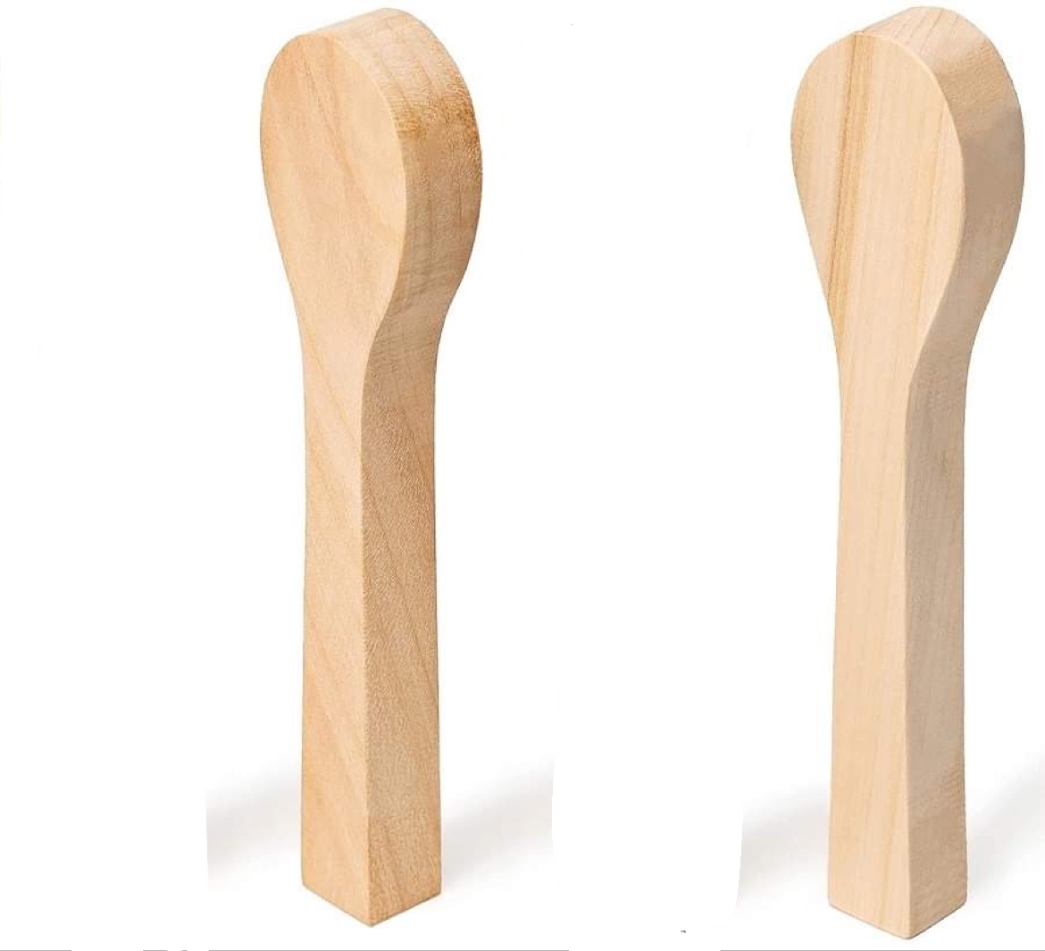 Lipová forma na řezbářství dřevo tvar lžíce sada 2 ks Joepauls