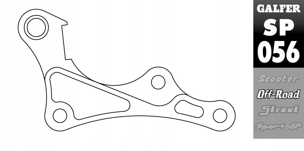 Adaptér Brzdového Strmeňa Galfer Fantic Xef 250 Xxf 450 Yamaha Wr 450