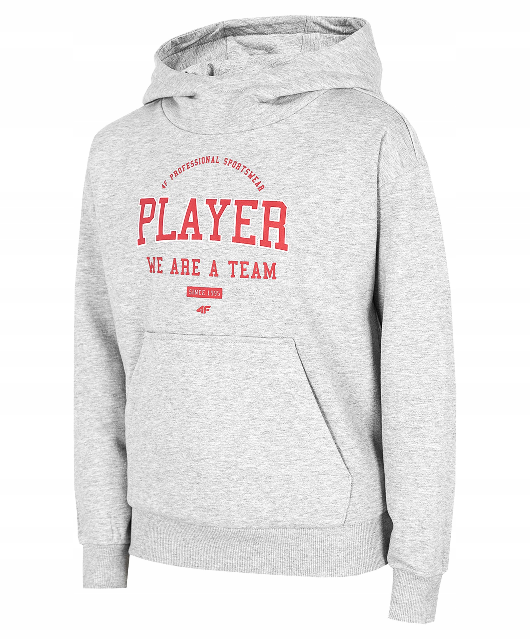 

Bluza 4F Dziecięca HJZ22 JBLM006 Szara R. 164