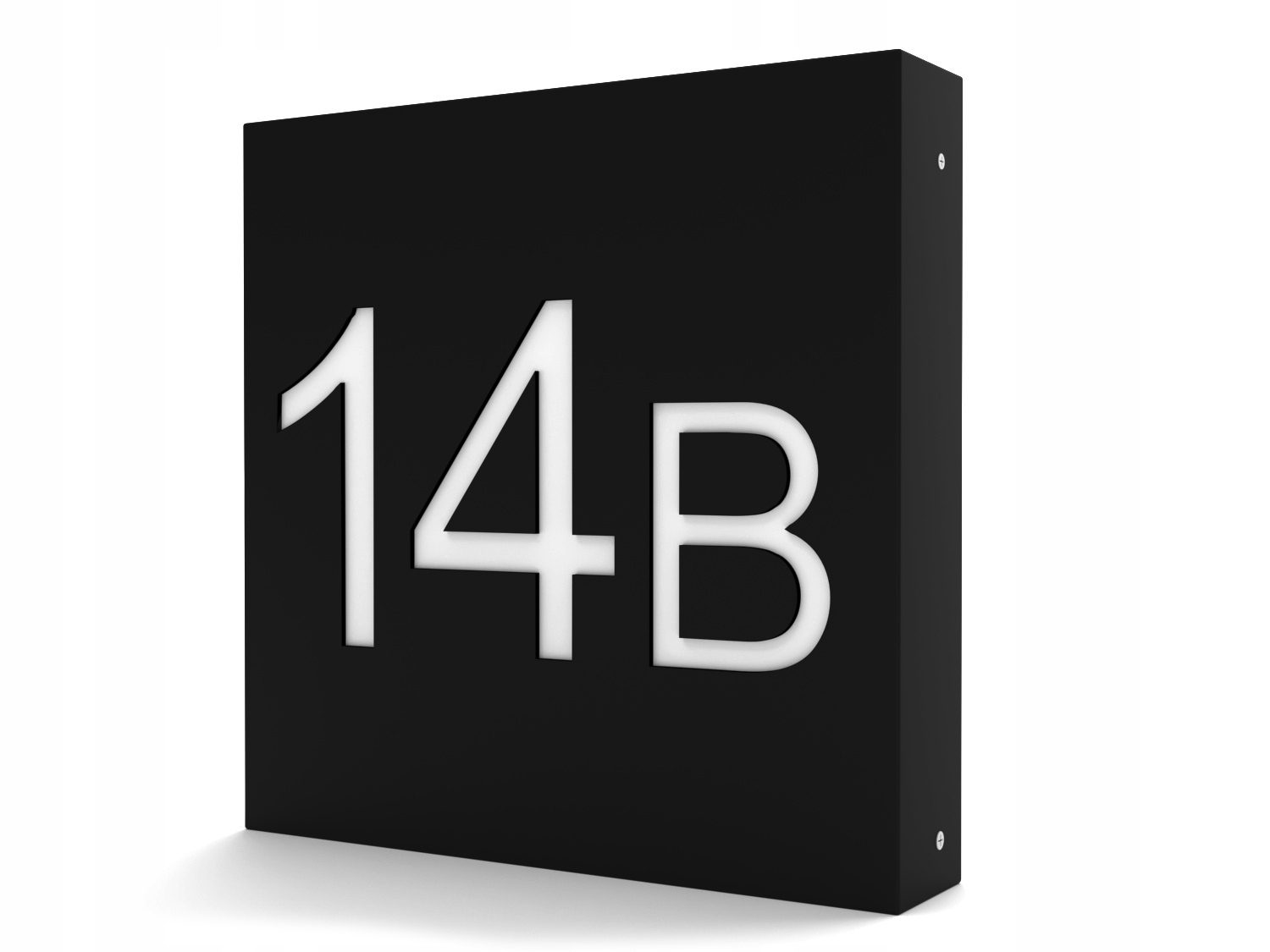 Podświetlany numer domu tabliczka LED 30x30