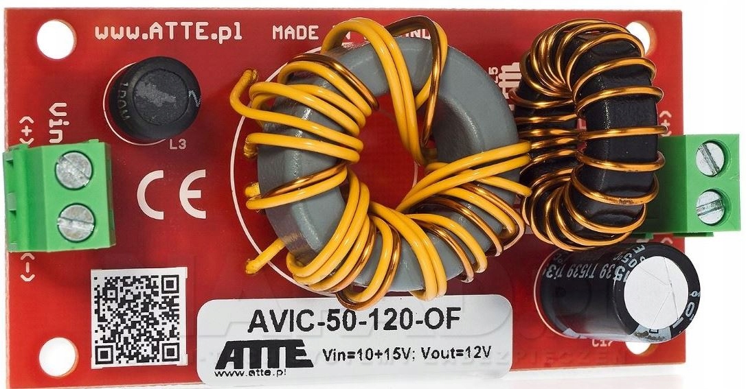 ARD-AVIC12V Modul měniče 10-15V na 12V