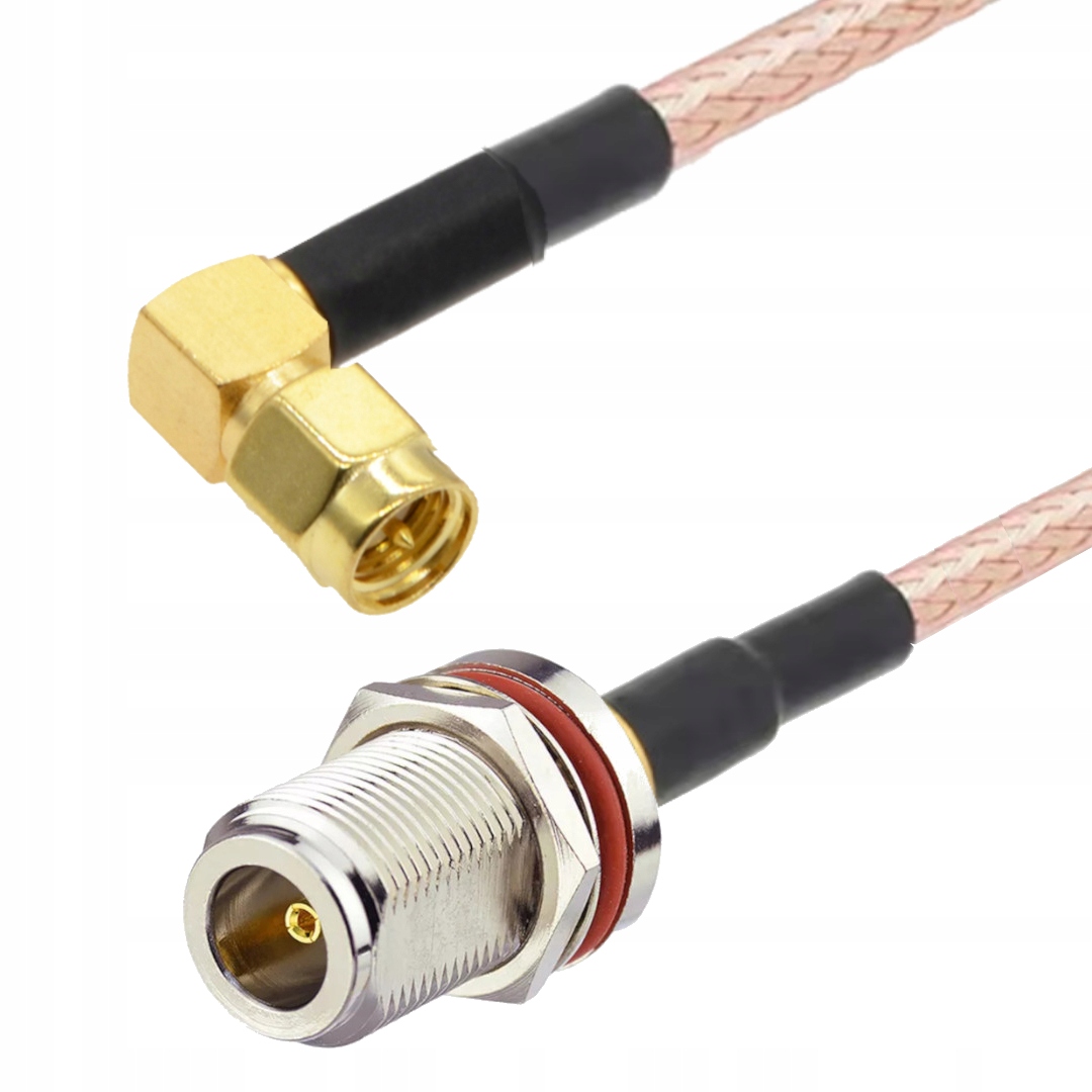 Pigtail N zásuvka Bh Sma zástrčka Ra RG400 50 cm