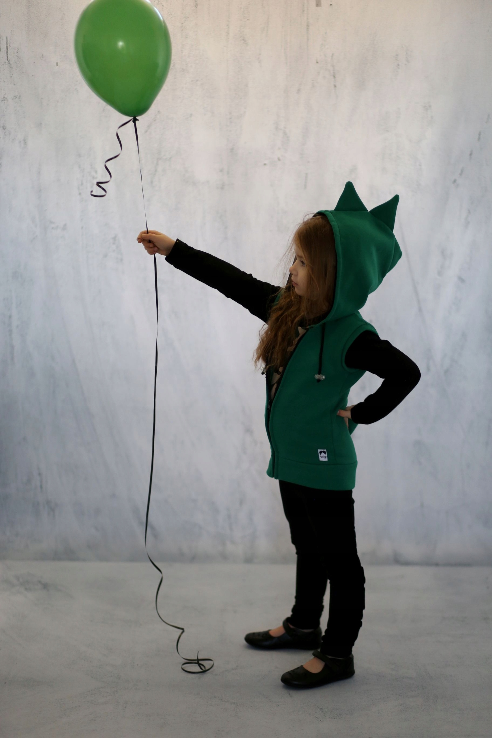 Bezrękawnik Dino zielony rozmiar 98