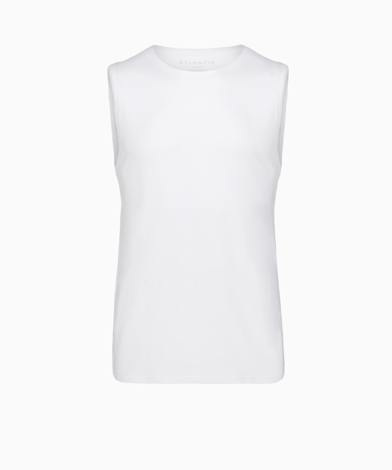 PODKOSZULKA bawełniana ATLANTIC BMV-047 L biała Rozmiar L