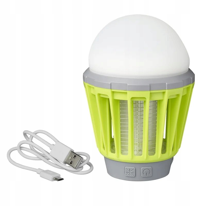 MOCNA LAMPA LED i OWADOBÓJCZA AKUMULATOROWA USB NA KOMARY 2w1 DO NAMIOTU EAN (GTIN) 8719497089956