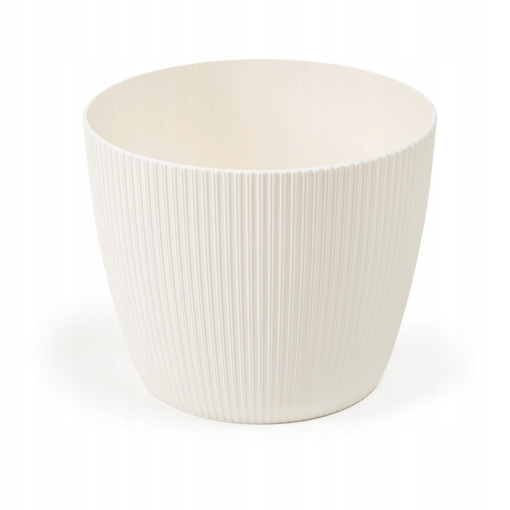 OSŁONKA doniczki MAGNOLIA JUMPER ECO śr. 16CM KREM MAT Lamela