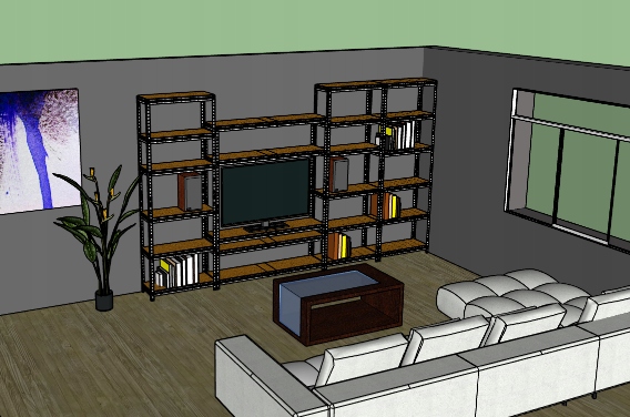 Płyta półka blat MDF regału HL HDF 6X735X485 HELIO Kod producenta HDF_6X735X485_HELIO