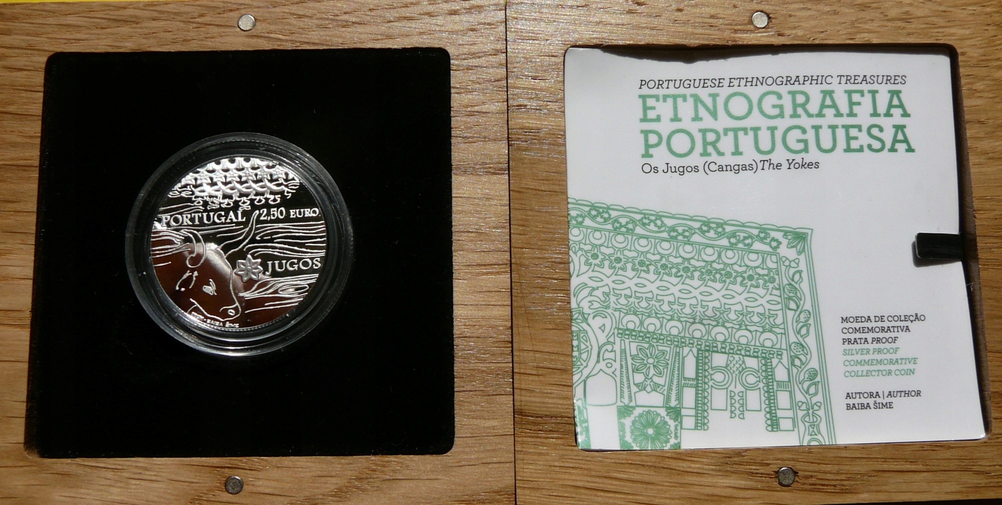2,5 EURO PORTUGALIA 2014 JARZMO ETNOGRAFIA PROOF