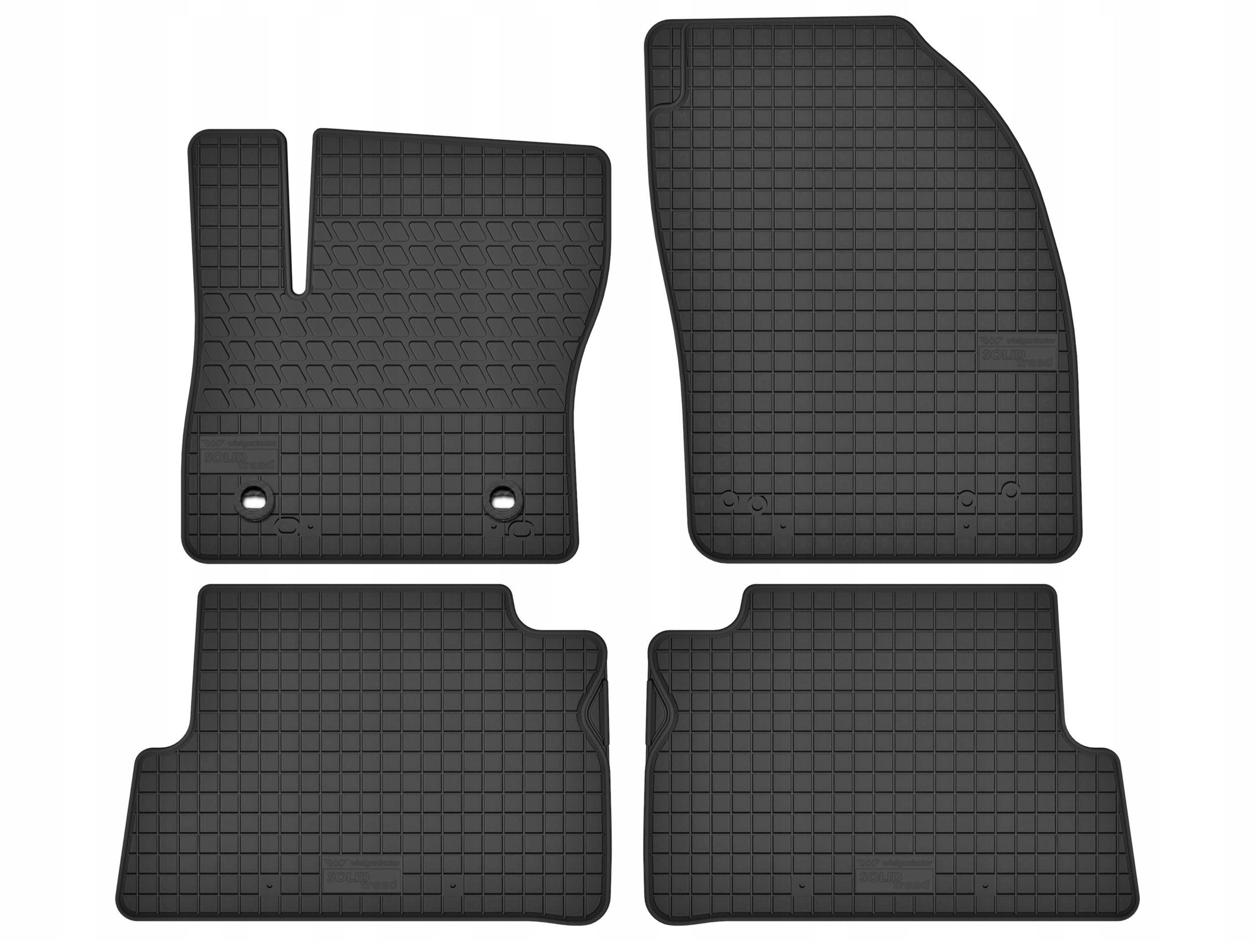 Dywaniki gumowe do Ford C-Max MK1 2003-2010 komplet 4 szt. na wymiar rant