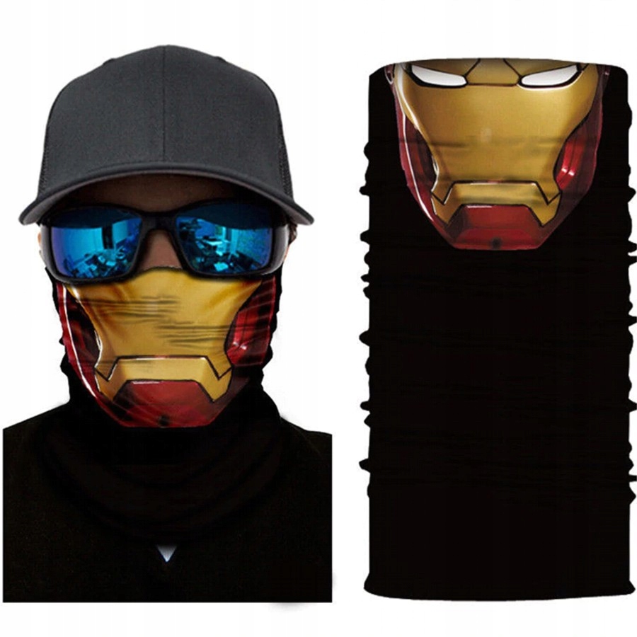 CHUSTA IRON MAN MASECZKA BANDANA KOMIN MASKA