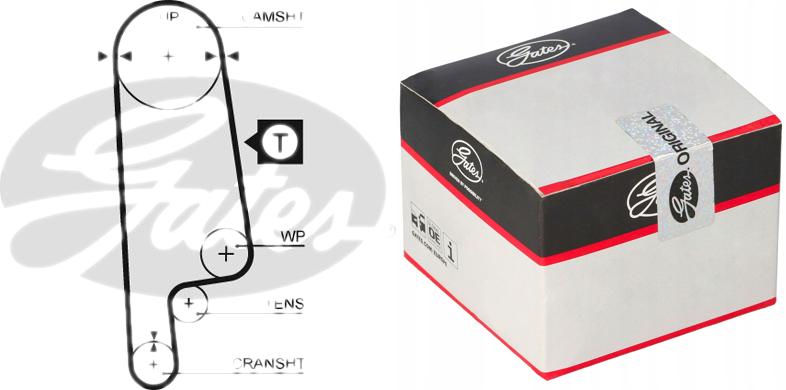 PASEK ROZRZ.Z NAPINACZEM RozrzĄd kpl.HONDA CIVIC II III IV 1.5 1 6V (pasek Producent AK