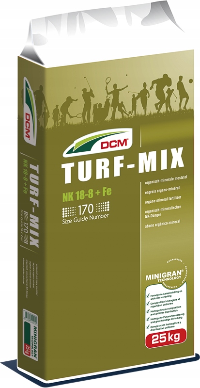 DCM Hnojivo Turf-Mix pro celou sezónu Nk 18-8+0,008% 25 kg
